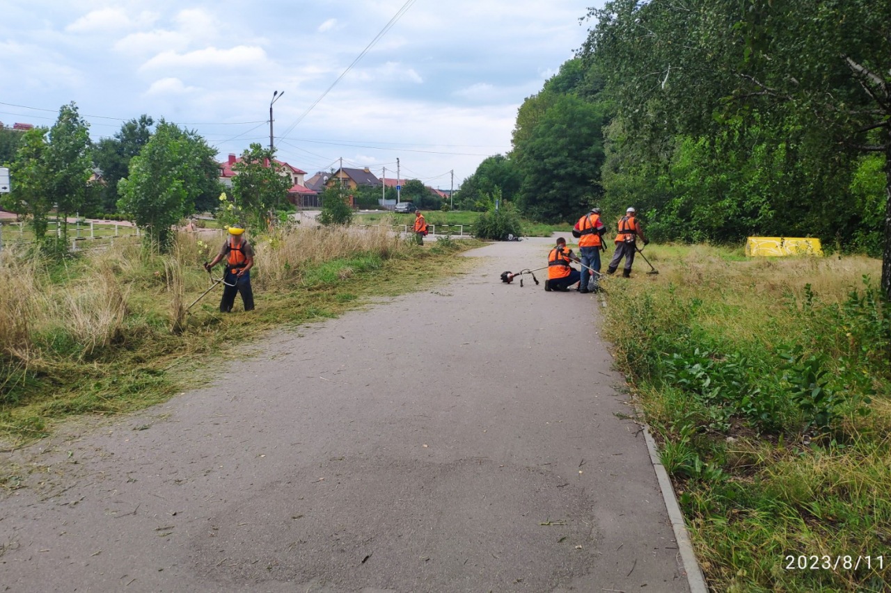 ПРАЦІВНИКИ КП «ЖЕО № 2»  ВИКОНУЮТЬ   РОБОТИ  ПО   ПОКОСУ ТРАВИ ТА БУР’ЯНІВ – фото 3