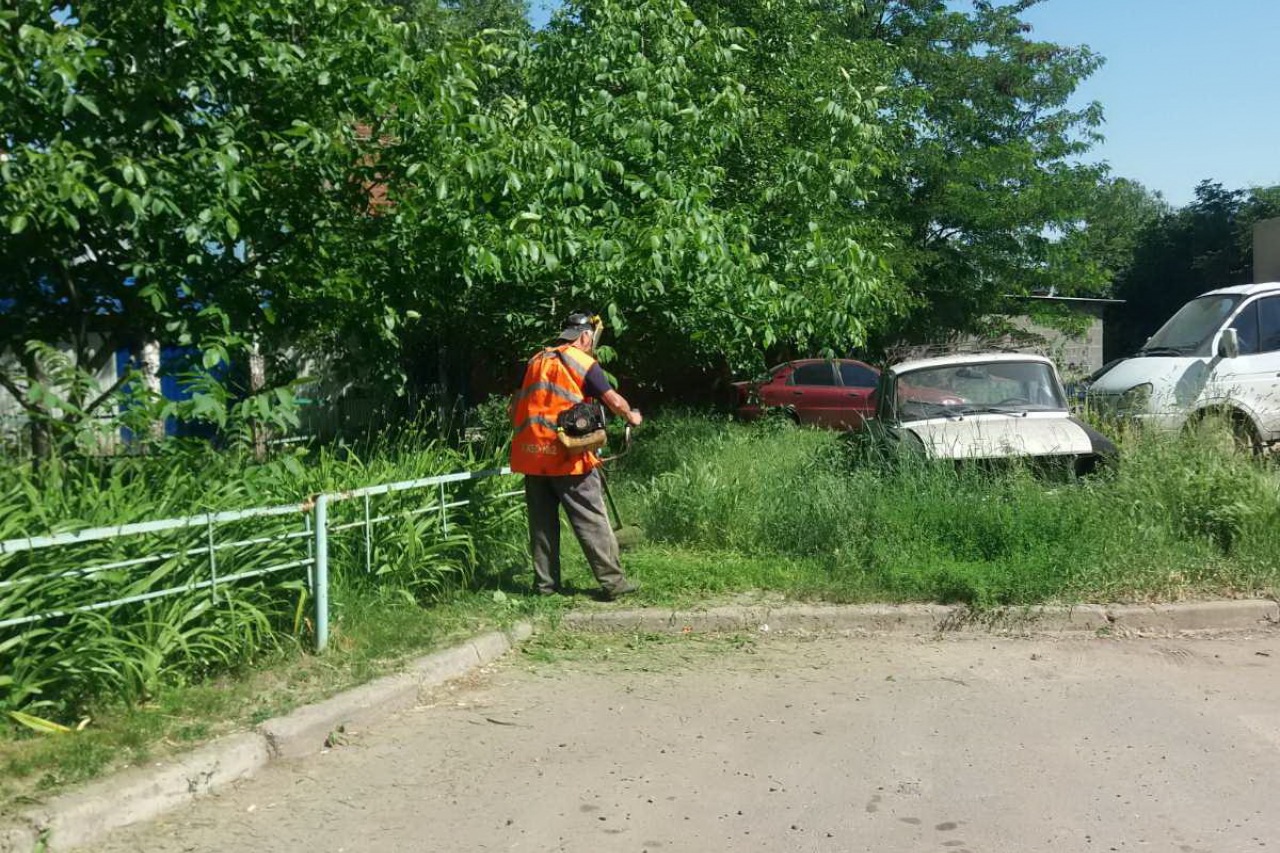 ПРАЦІВНИКИ КП «ЖЕО № 2»  ПРОДОВЖУЮТЬ ВИКОНУВАТИ   РОБОТИ  ПО   ПОКОСУ ТРАВИ ТА БУР’ЯНІВ – фото 7