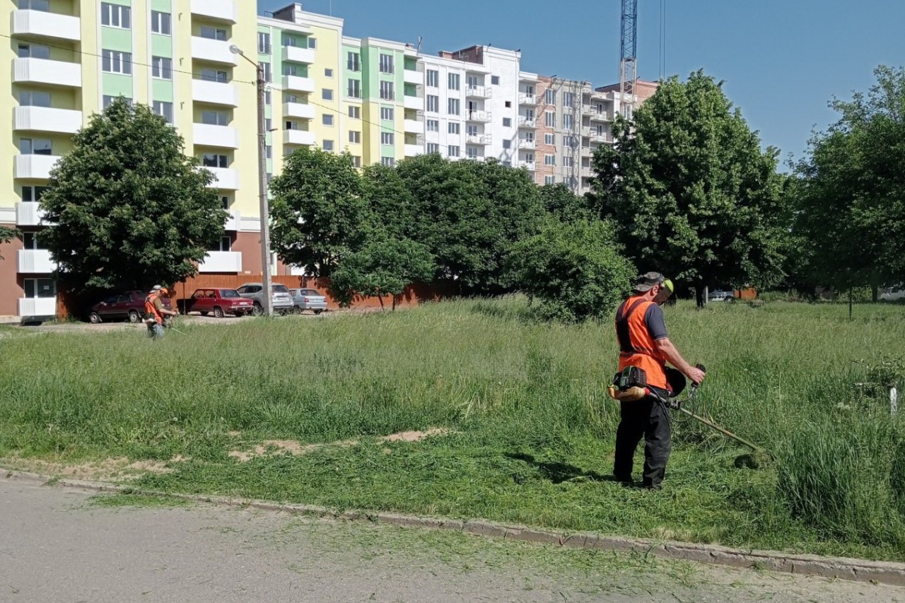 ПРАЦІВНИКИ КП «ЖЕО № 2» ПРОВОДЯТЬ РОБОТИ ПО ПОКОСУ ТРАВИ – фото 6