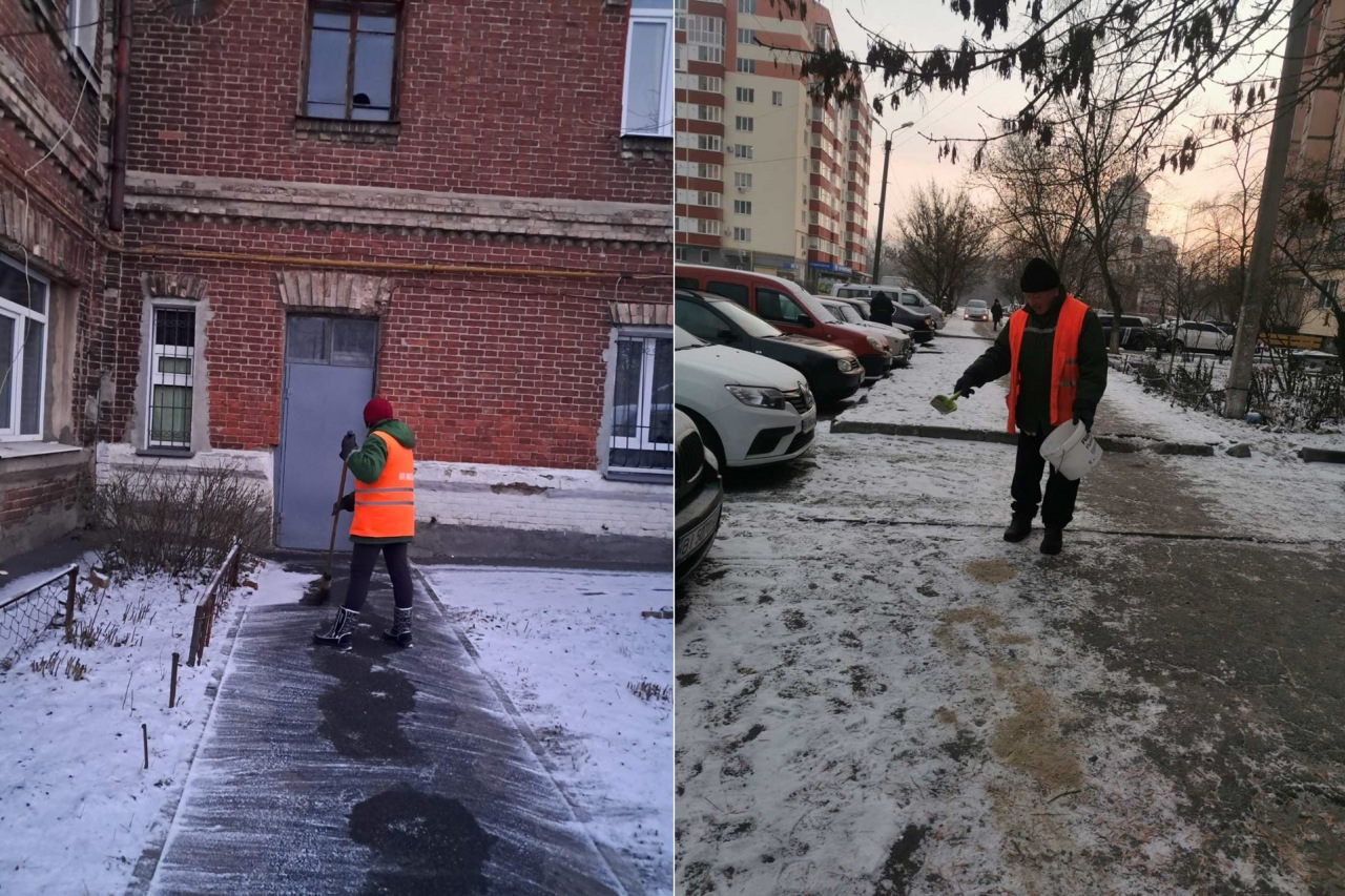 Прибирання снігу триває