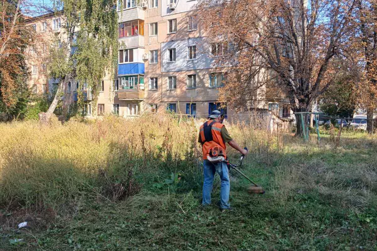 КП «ЖЕО № 2»  ПРОВОДИТЬ   РОБОТИ  ПО   ПОКОСУ ТРАВИ ТА БУР’ЯНІВ – фото 1