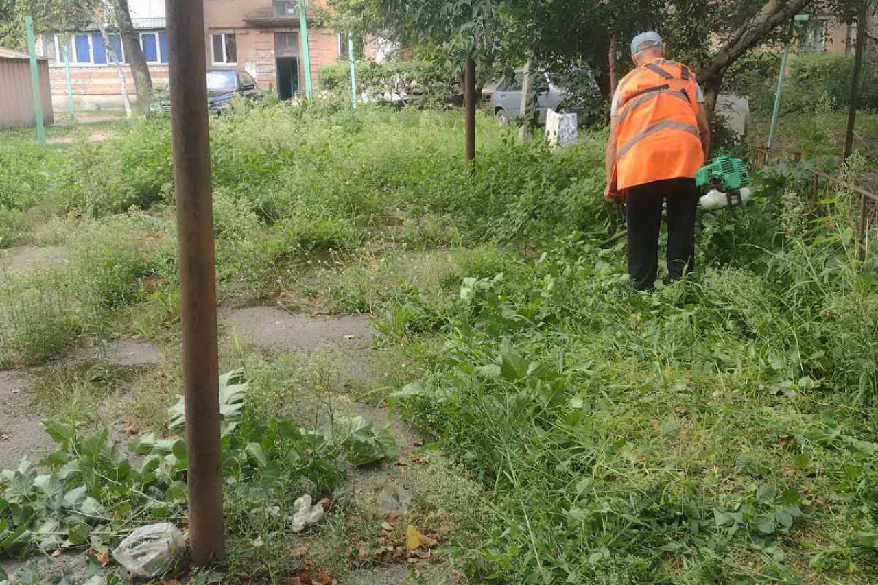 КП «ЖЕО № 2»  ПРОВОДИТЬ   РОБОТИ  ПО   ПОКОСУ ТРАВИ