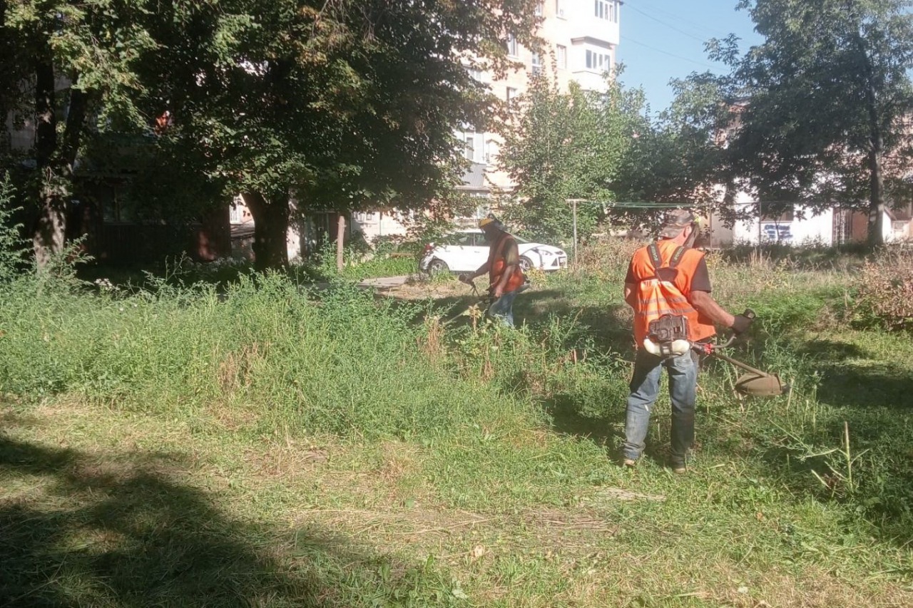 ПРАЦІВНИКИ КП «ЖЕО № 2»  ПРОДОВЖУЮТЬ ВИКОНУВАТИ   РОБОТИ  ПО   ПОКОСУ ТРАВИ ТА БУР’ЯНІВ – фото 2