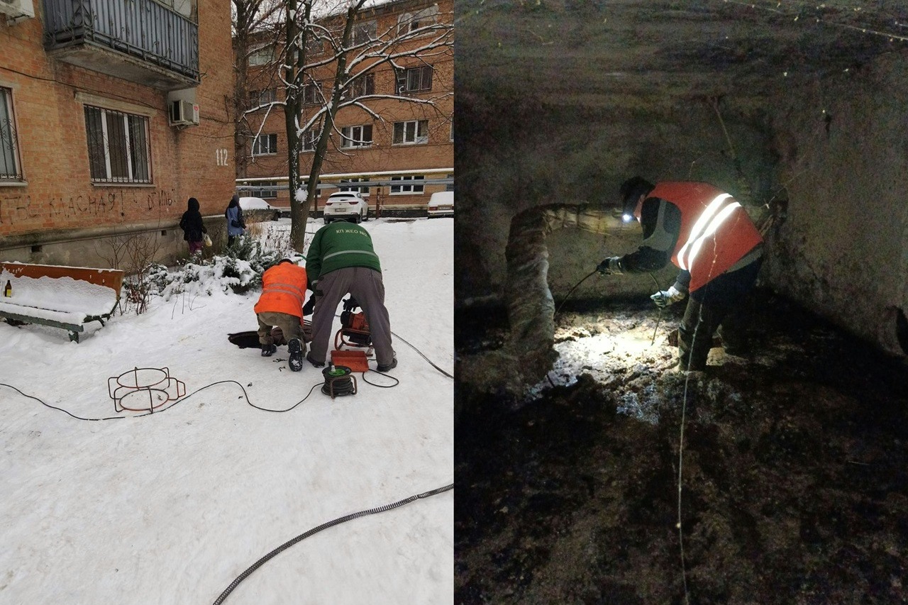 Ремонт мереж водовідведення у житлових будинках