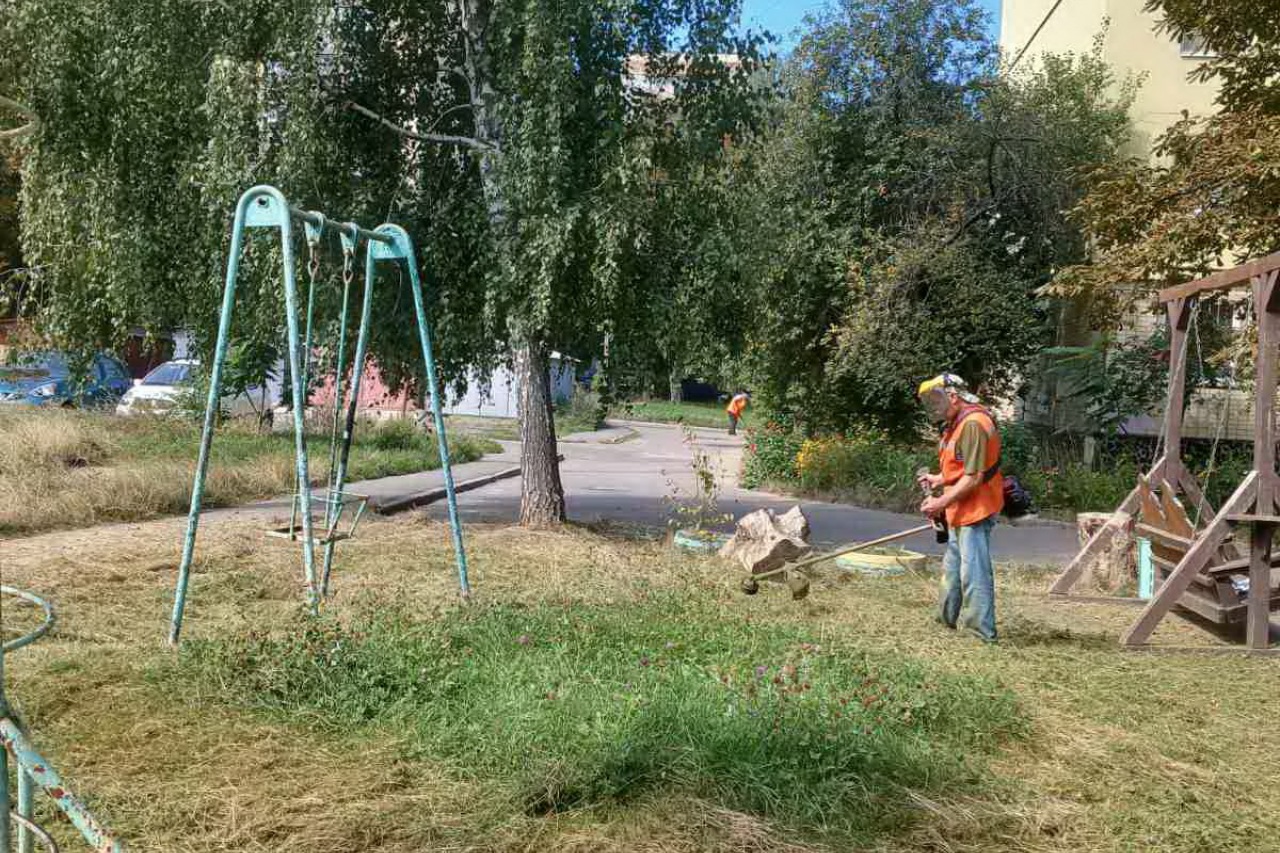 ПРАЦІВНИКИ КП «ЖЕО № 2»  ПРОДОВЖУЮТЬ ВИКОНУВАТИ   РОБОТИ  ПО   ПОКОСУ ТРАВИ ТА БУР’ЯНІВ – фото 4