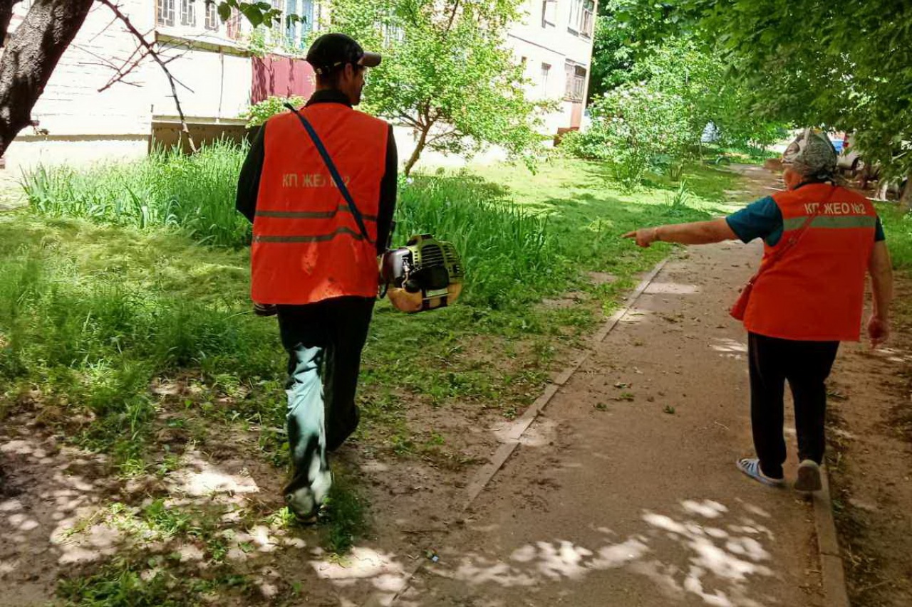 ПРАЦІВНИКИ КП «ЖЕО № 2»  ВИКОНУЮТЬ   РОБОТИ  ПО   ПОКОСУ ТРАВИ ТА БУР’ЯНІВ – фото 5